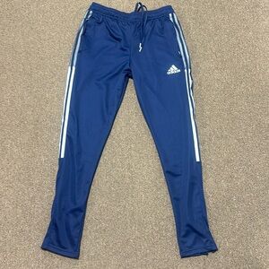 Adidas aeroready pants blue zipper